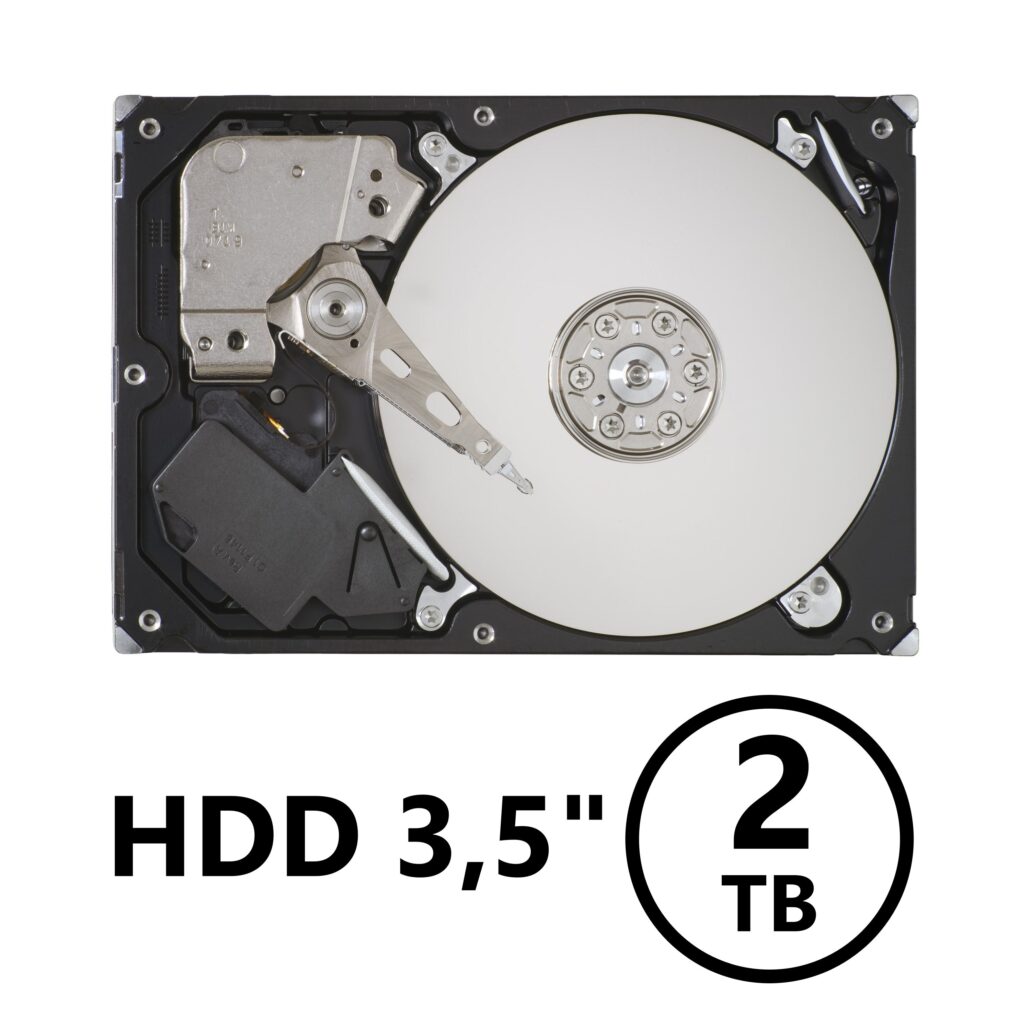 Жорсткий диск 3.5" 2TB SATA 5400-7200 б/в